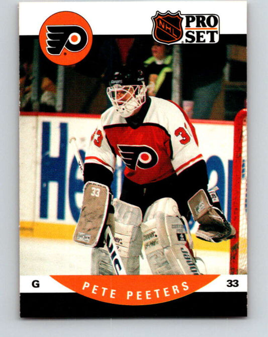 1990-91 Pro Set #502 Pete Peeters Mint Philadelphia Flyers