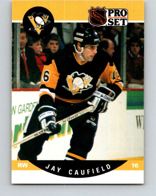 1990-91 Pro Set #504 Jay Caufield Mint Pittsburgh Penguins