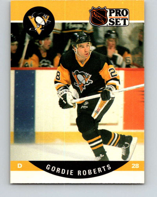 1990-91 Pro Set #510 Gordie Roberts Mint Pittsburgh Penguins