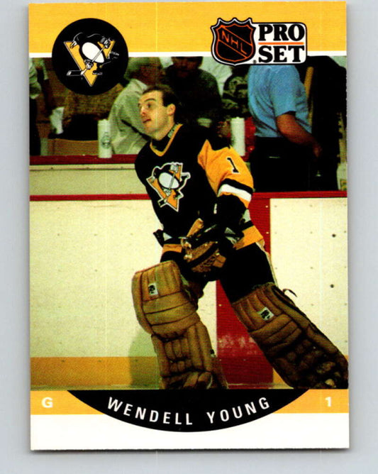 1990-91 Pro Set #512 Wendell Young Mint Pittsburgh Penguins