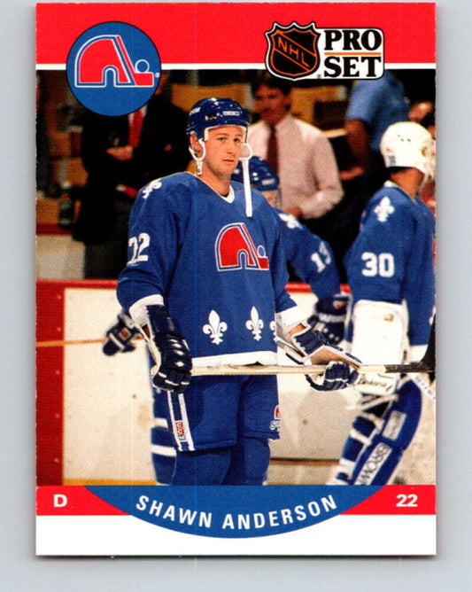 1990-91 Pro Set #513 Shawn Anderson Mint Quebec Nordiques