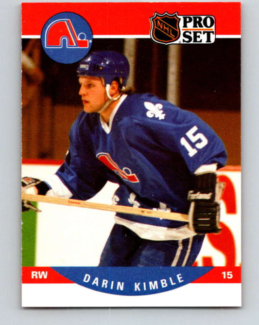 1990-91 Pro Set #517 Darin Kimble Mint Quebec Nordiques