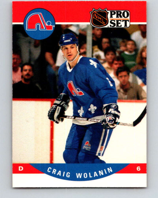 1990-91 Pro Set #519 Craig Wolanin Mint Quebec Nordiques