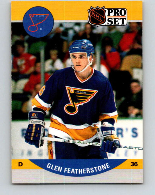1990-91 Pro Set #523 Glen Featherstone Mint St. Louis Blues