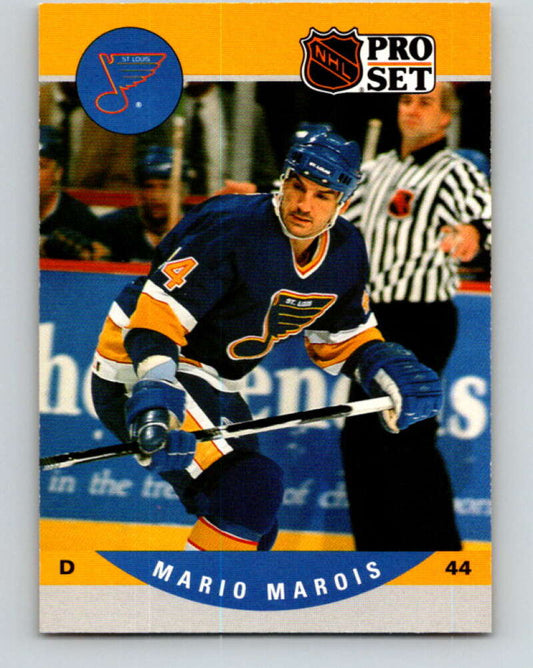 1990-91 Pro Set #524 Mario Marois Mint St. Louis Blues