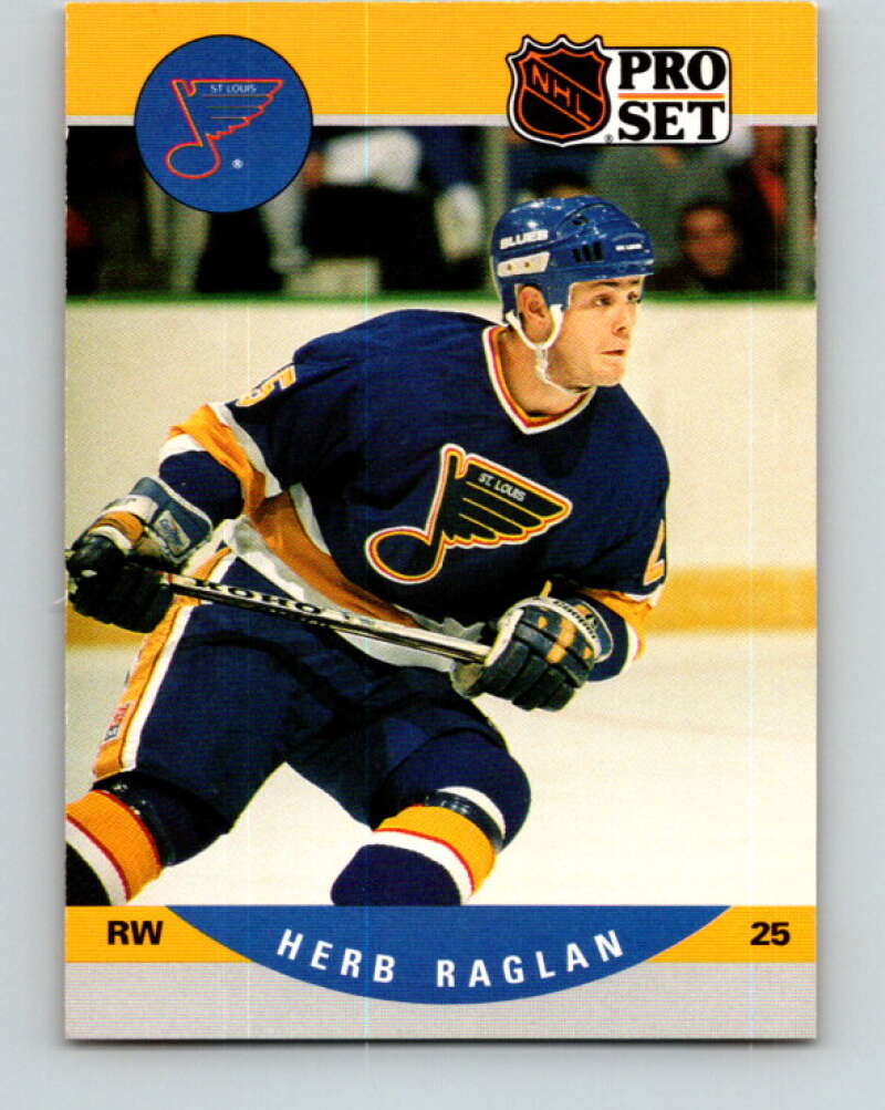 1990-91 Pro Set #525 Herb Raglan Mint St. Louis Blues