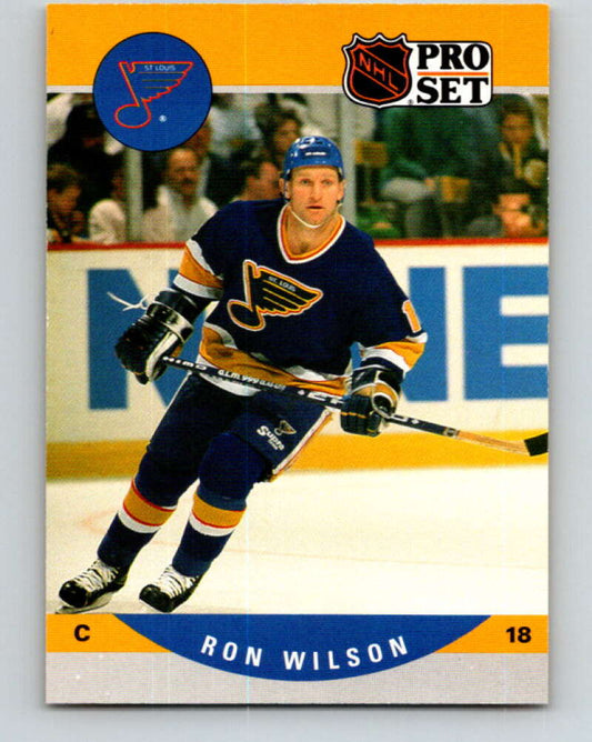 1990-91 Pro Set #529 Ron Wilson Mint St. Louis Blues