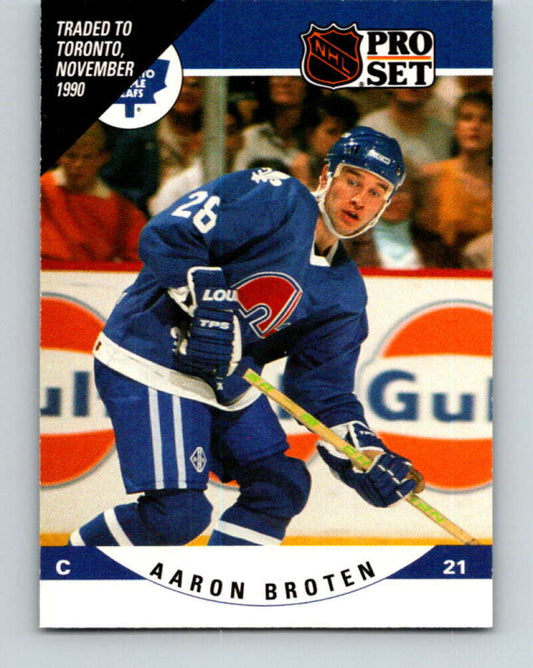 1990-91 Pro Set #530 Aaron Broten Mint Toronto Maple Leafs