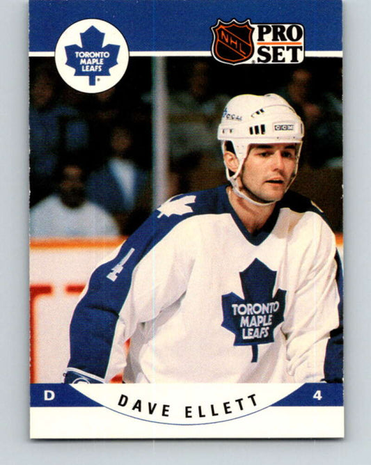 1990-91 Pro Set #532 Dave Ellett Mint Toronto Maple Leafs