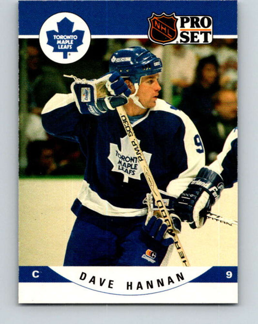 1990-91 Pro Set #535 Dave Hannan Mint Toronto Maple Leafs