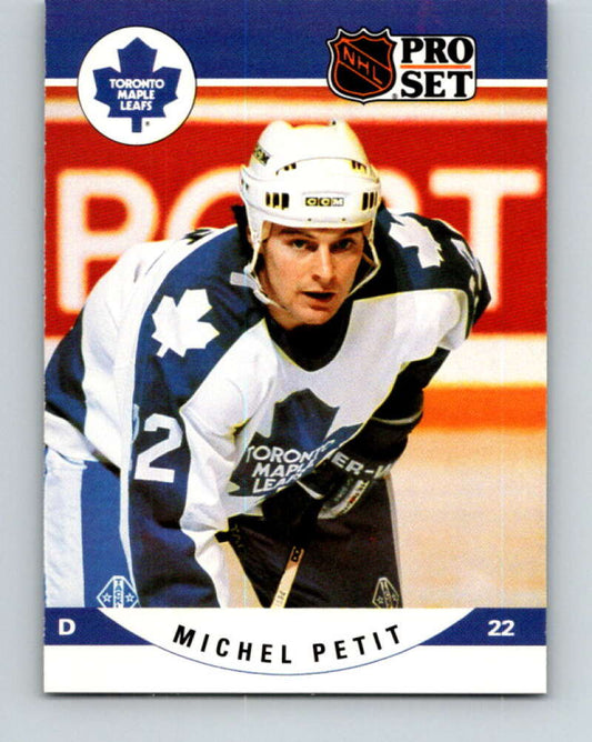 1990-91 Pro Set #539 Michel Petit Mint Toronto Maple Leafs