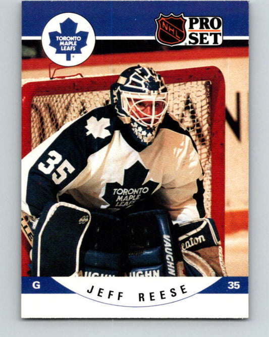 1990-91 Pro Set #540 Jeff Reese Mint Toronto Maple Leafs