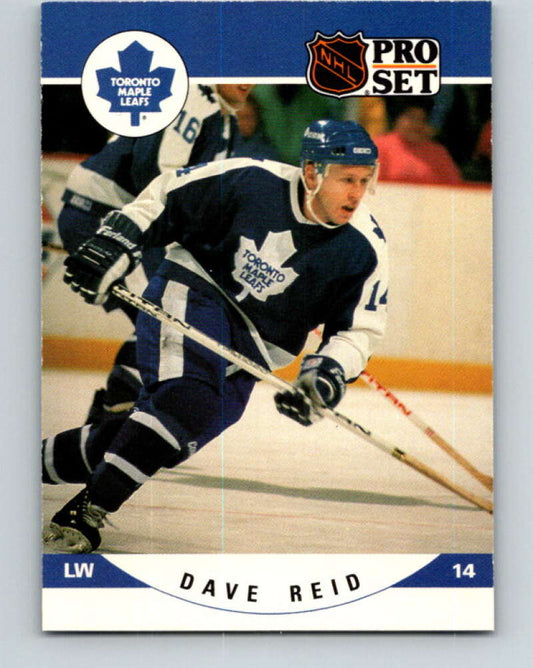 1990-91 Pro Set #541 David Reid Mint Toronto Maple Leafs