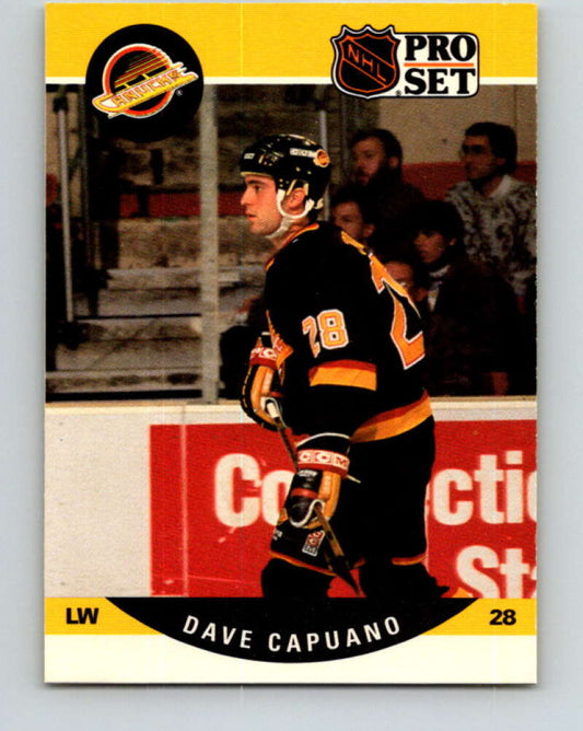 1990-91 Pro Set #543 Dave Capuano Mint Vancouver Canucks
