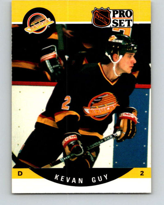 1990-91 Pro Set #545 Kevan Guy Mint Vancouver Canucks