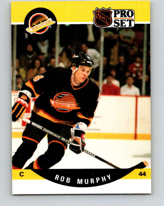 1990-91 Pro Set #546 Rob Murphy Mint Vancouver Canucks