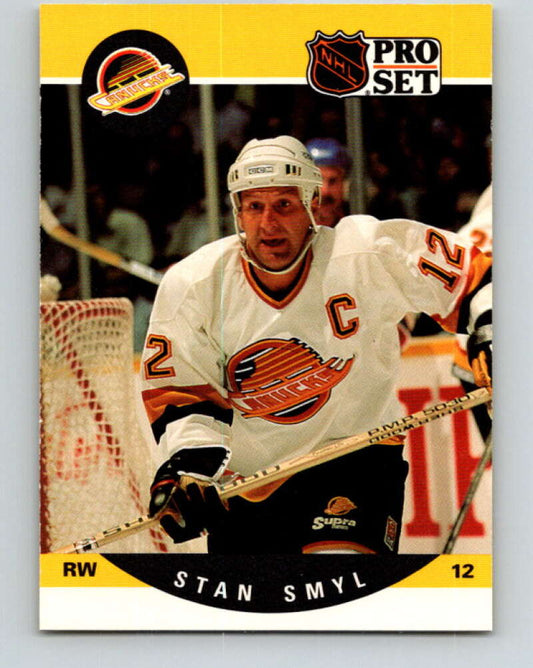 1990-91 Pro Set #548 Stan Smyl Mint Vancouver Canucks
