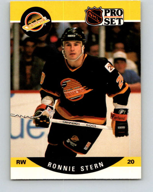 1990-91 Pro Set #549 Ronnie Stern Mint Vancouver Canucks