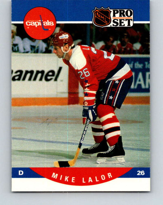 1990-91 Pro Set #552 Mike Lalor Mint Washington Capitals