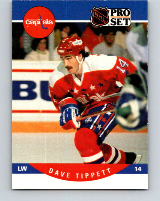 1990-91 Pro Set #555 Dave Tippett Mint Washington Capitals