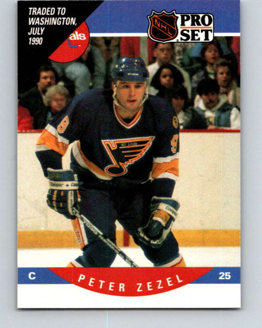1990-91 Pro Set #556 Peter Zezel Mint Washington Capitals