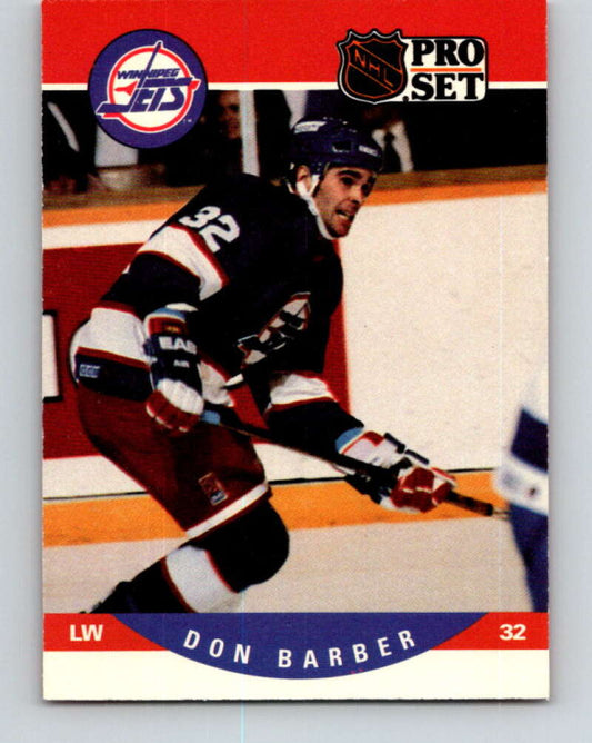 1990-91 Pro Set #558 Don Barber Mint Winnipeg Jets