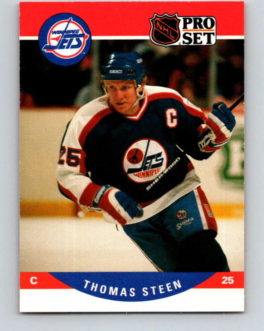 1990-91 Pro Set #565 Thomas Steen Mint Winnipeg Jets