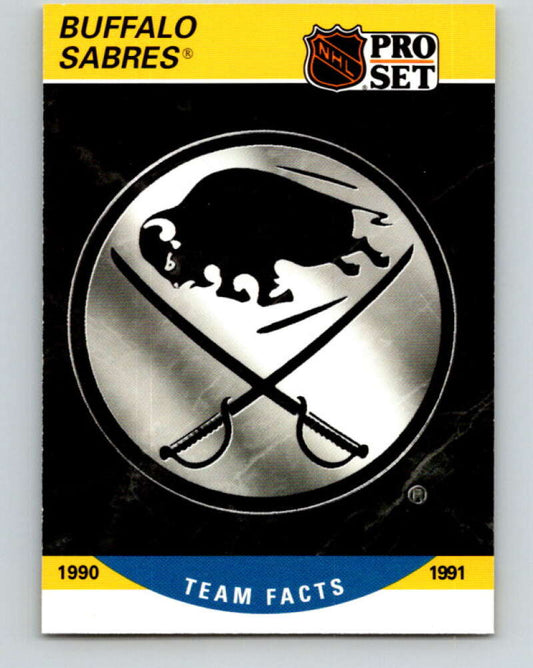 1990-91 Pro Set #567 Buffalo Sabres Logo Mint Buffalo Sabres