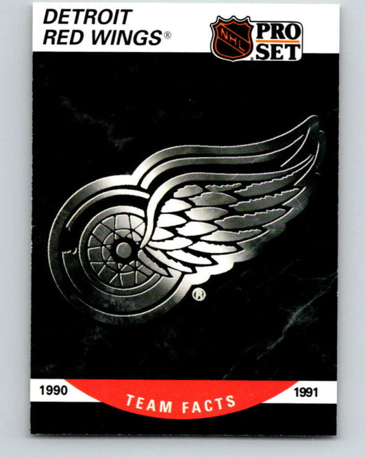 1990-91 Pro Set #570 Detroit Red Wings Logo Mint Detroit Red Wings