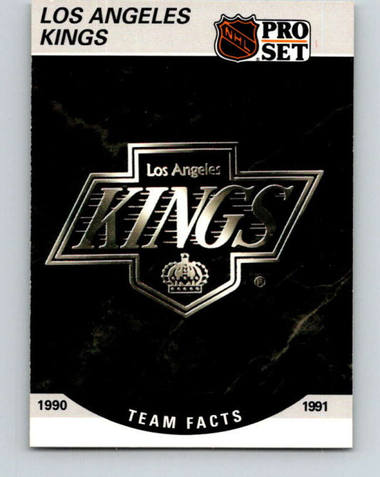 1990-91 Pro Set #573 Los Angeles Kings Logo  Mint Kings