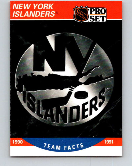 1990-91 Pro Set #577 New York Islanders Logo Mint New York Islanders