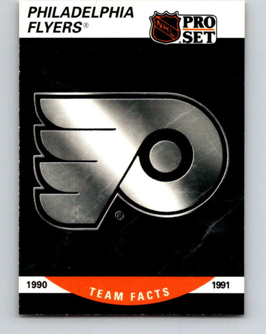 1990-91 Pro Set #579 Philadelphia Flyers Logo Mint Philadelphia Flyers