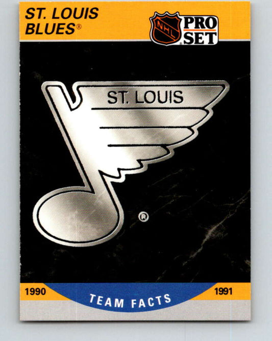 1990-91 Pro Set #582 St. Louis Blues Logo Mint St. Louis Blues