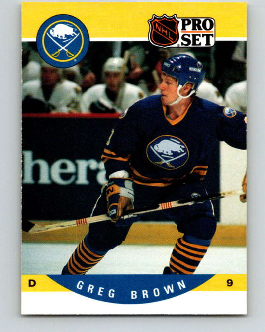 1990-91 Pro Set #590 Greg Brown Mint Buffalo Sabres