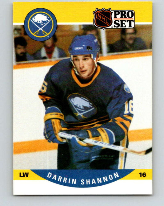 1990-91 Pro Set #592 Darrin Shannon Mint RC Rookie Buffalo Sabres