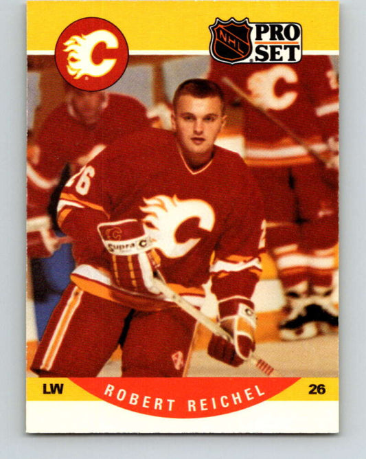 1990-91 Pro Set #595 Robert Reichel Mint RC Rookie Calgary Flames