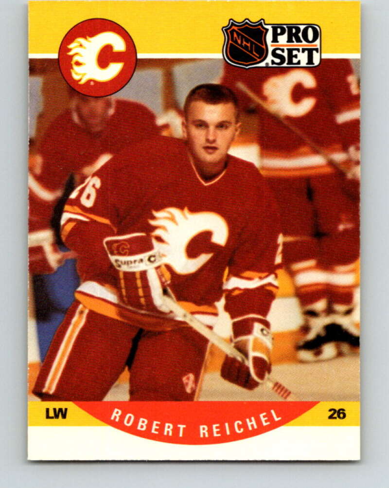 1990-91 Pro Set #595 Robert Reichel Mint RC Rookie Calgary Flames