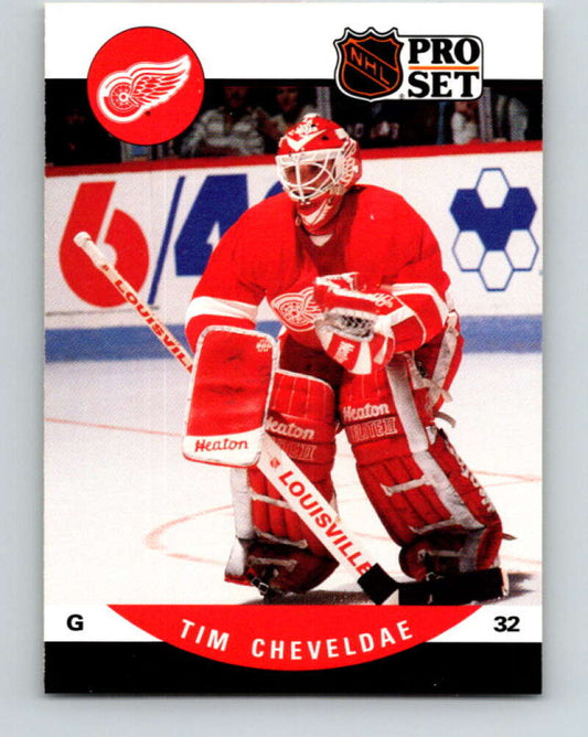 1990-91 Pro Set #602 Tim Cheveldae Mint RC Rookie Detroit Red Wings