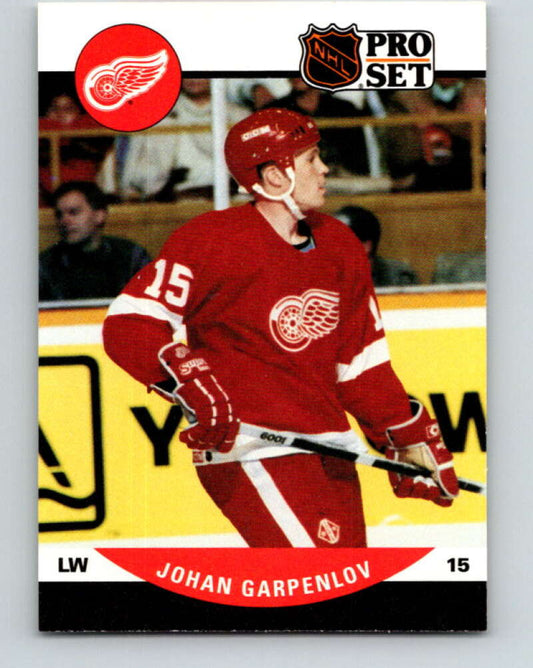 1990-91 Pro Set #605 Johan Garpenlov Mint RC Rookie Detroit Red Wings