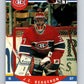 1990-91 Pro Set #614 Jean-Claude Bergeron Mint RC Rookie Canadiens
