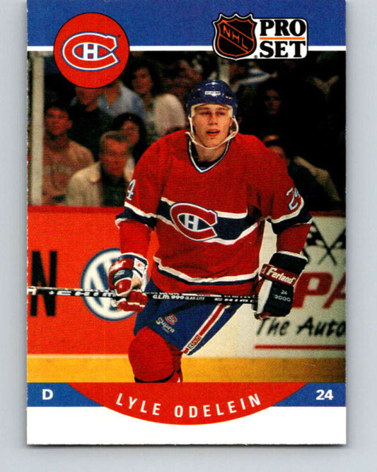 1990-91 Pro Set #617 Lyle Odelein Mint RC Rookie Montreal Canadiens
