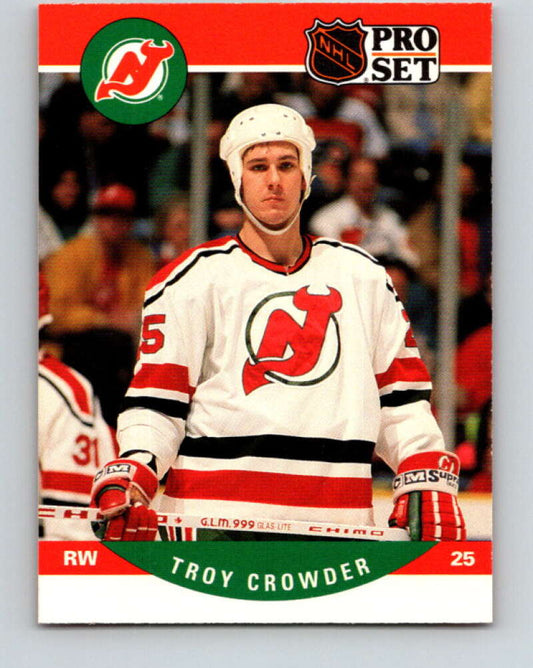 1990-91 Pro Set #620 Troy Crowder Mint RC Rookie New Jersey Devils