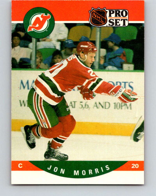 1990-91 Pro Set #621 Jon Morris Mint New Jersey Devils