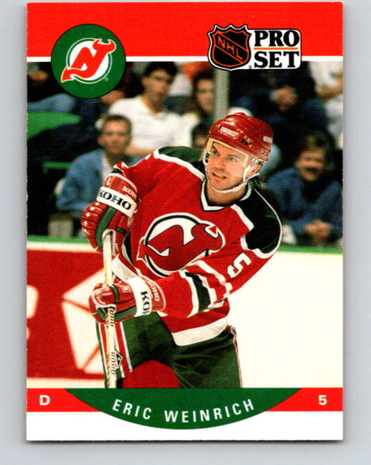 1990-91 Pro Set #622 Eric Weinrich Mint New Jersey Devils