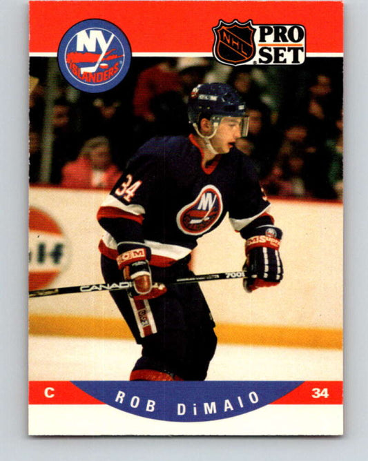 1990-91 Pro Set #625 Rob DiMaio Mint New York Islanders