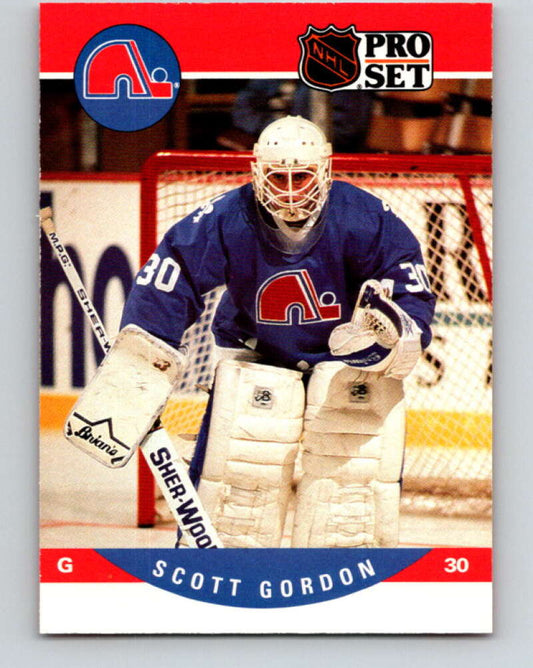1990-91 Pro Set #634 Scott Gordon Mint Quebec Nordiques