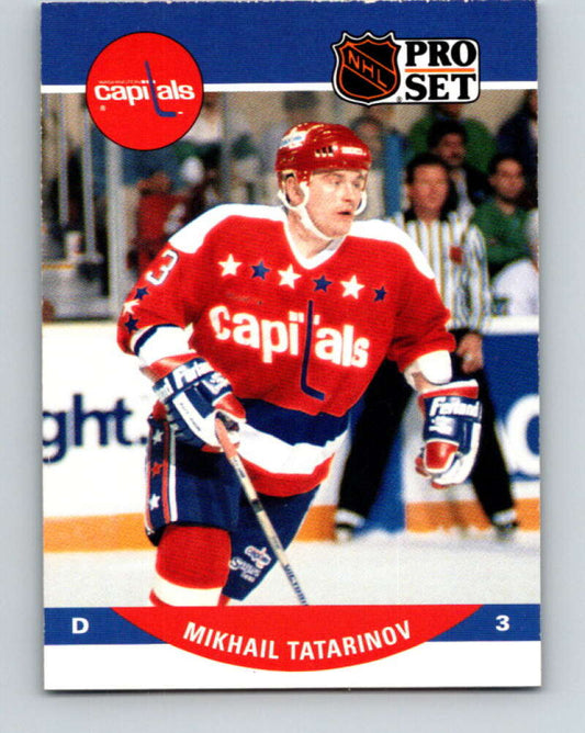 1990-91 Pro Set #647 Mikhail Tatarinov Mint RC Rookie Capitals