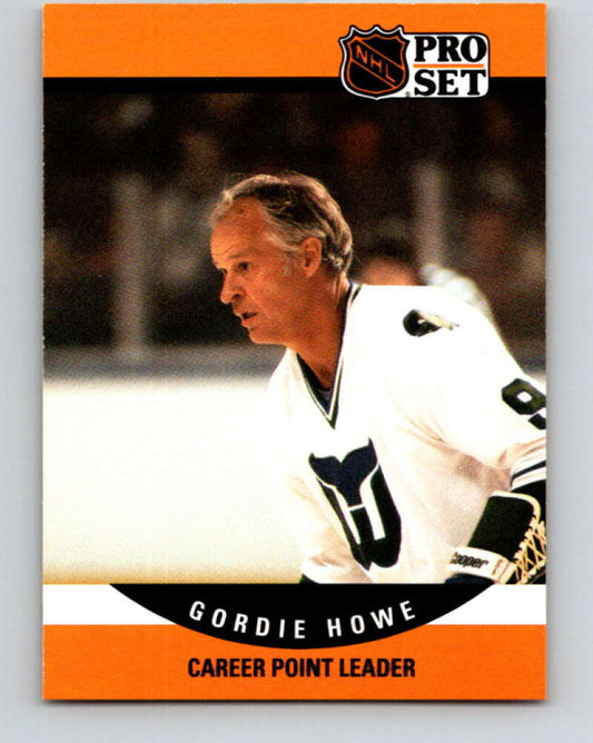 1990-91 Pro Set #654 Gordie Howe Mint