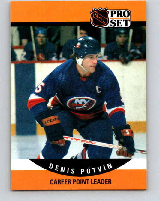 1990-91 Pro Set #656 Denis Potvin Mint