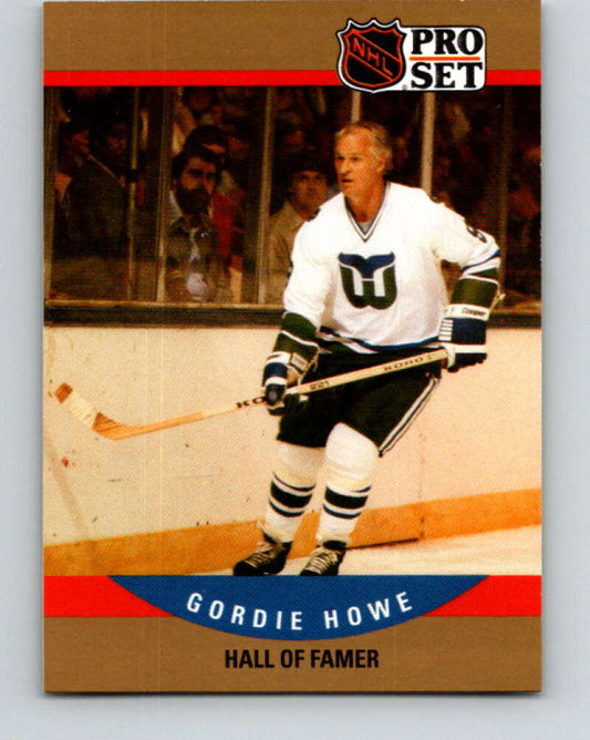 1990-91 Pro Set #660 Gordie Howe HOF Mint